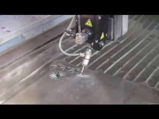 cutting metal with water